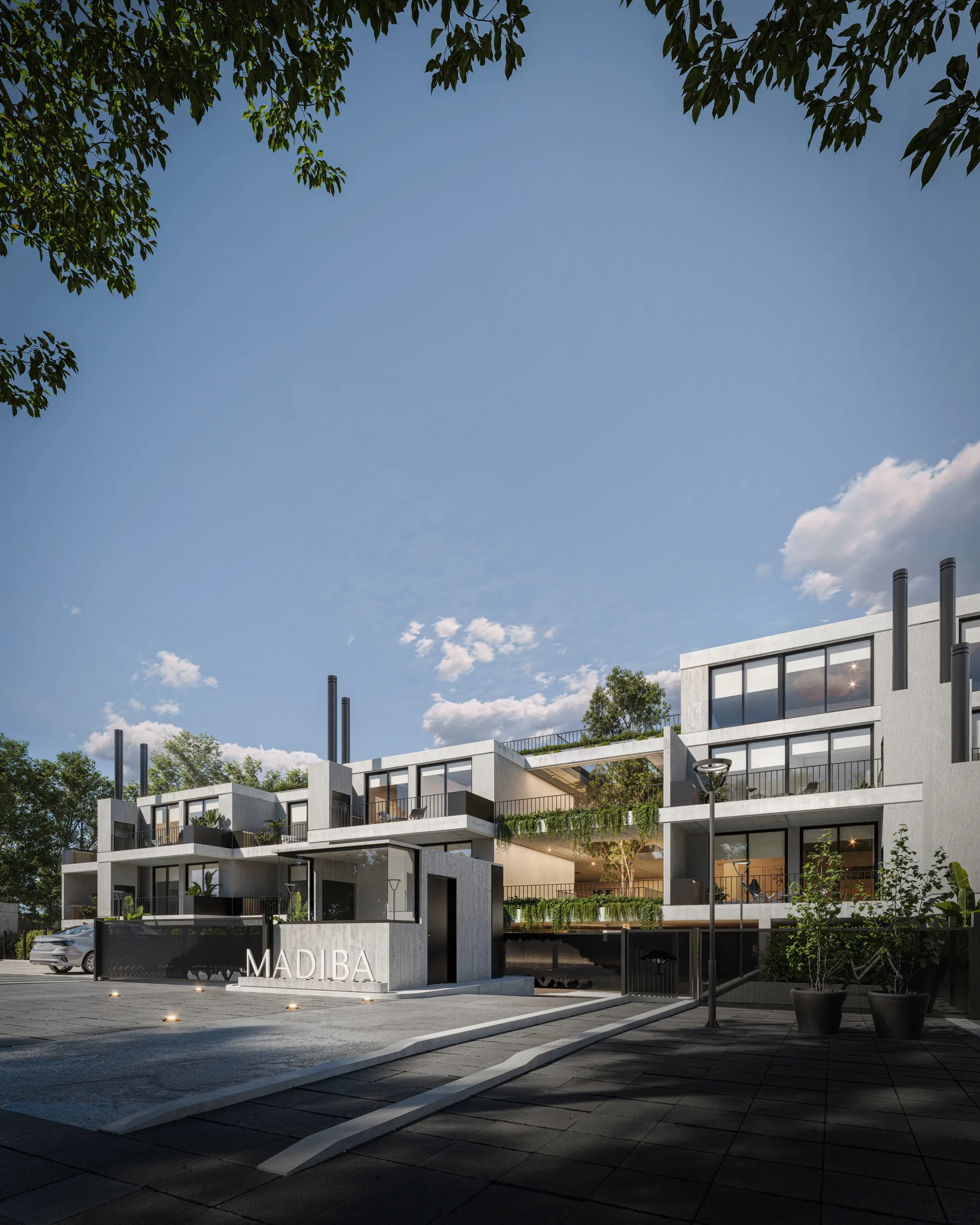MADIBA II — desarrollo residencial multifamiliar en Derqui, Pilar